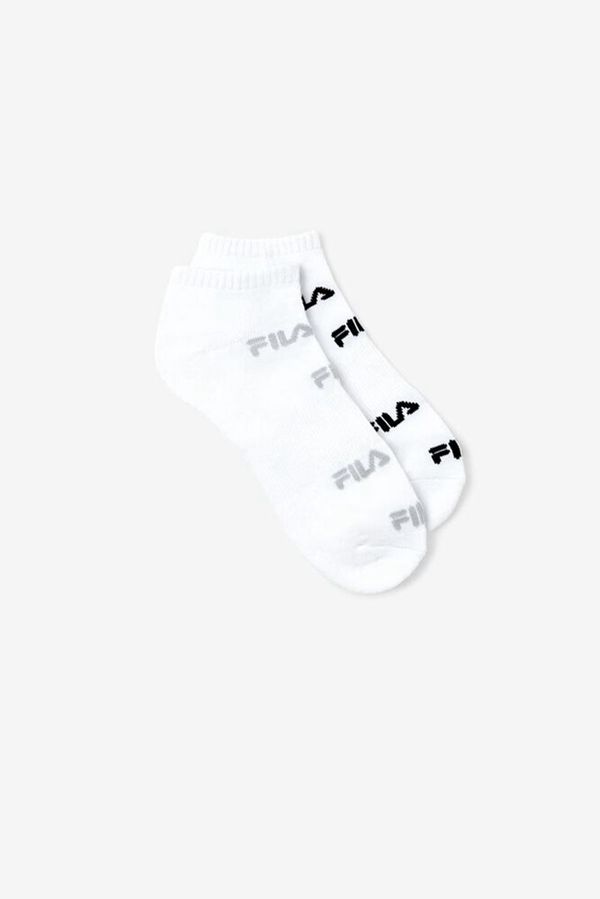 Fila Logo No Show 6-Pack Socks - White,NZ 149-70492